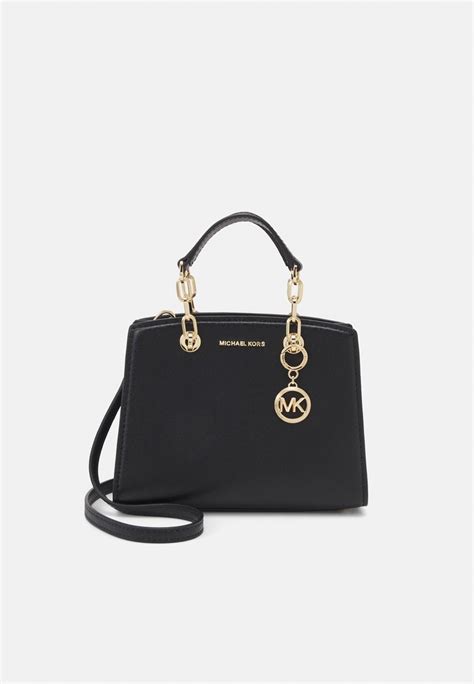 michael kors cynthia handbag black|Michael Kors black handbag sale.